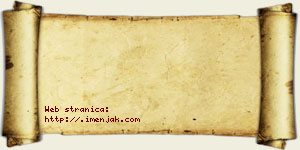 Josif Pribaković vizit kartica